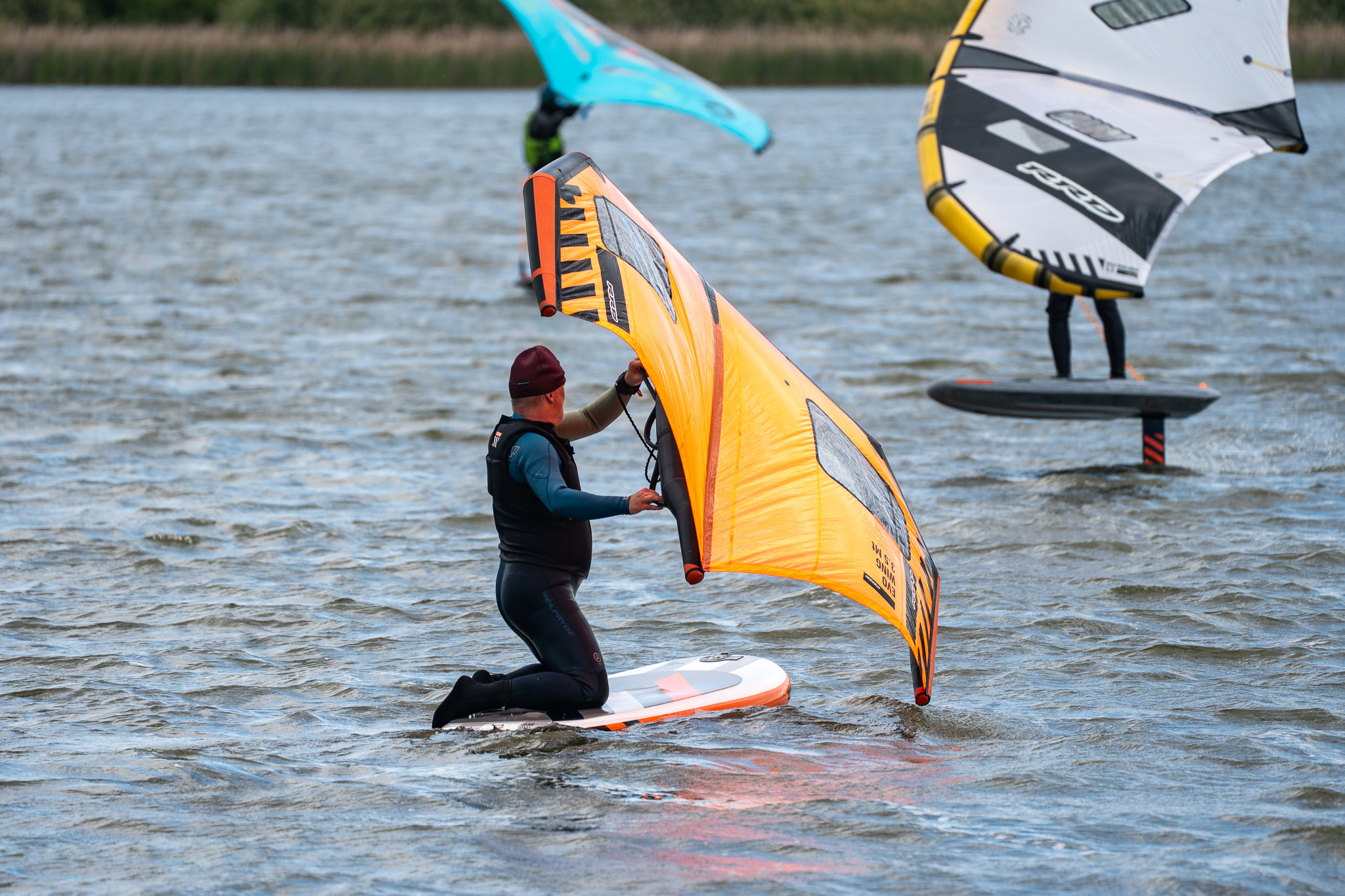 wingfoiling kurz berzdorfer see 1 plachta wing